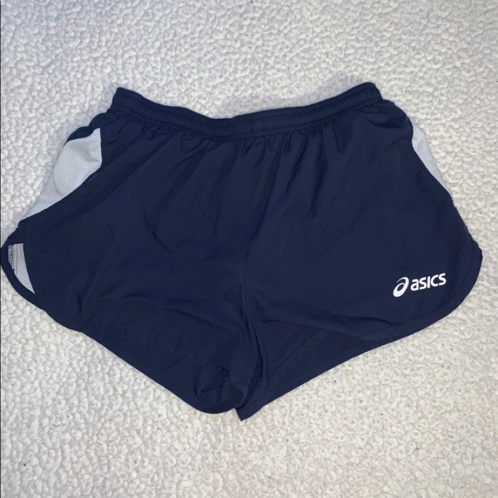 COPY - ASICS | Navy Blue & White Shorts